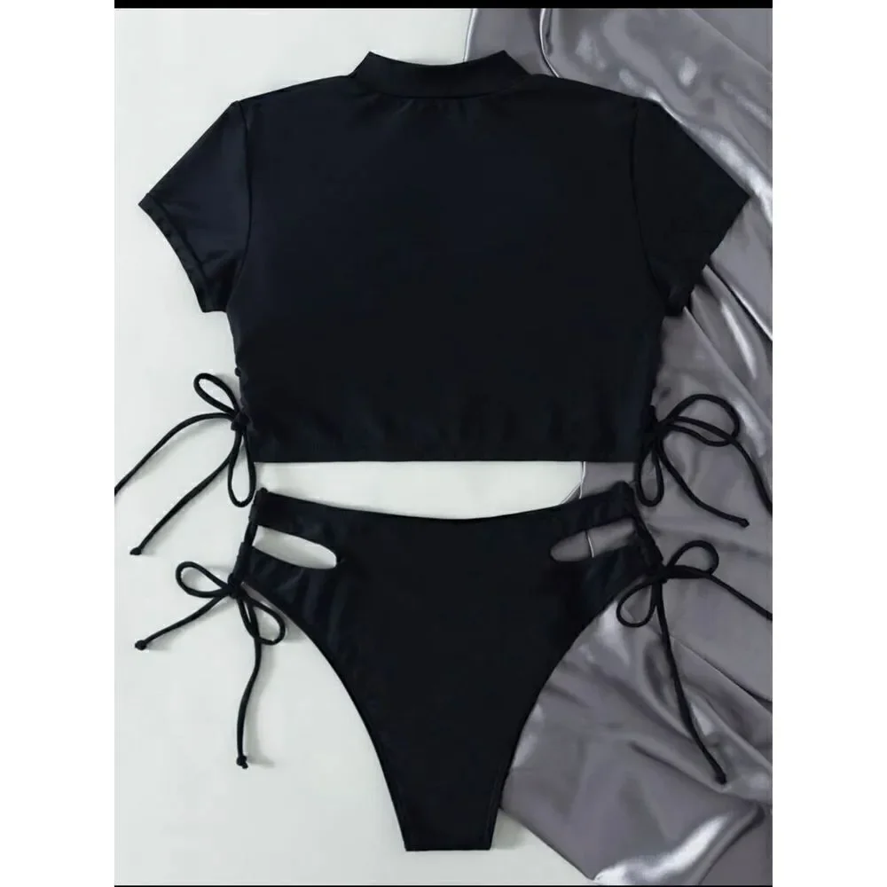 SHEIN Cut out Tie Swimsuit 🩱